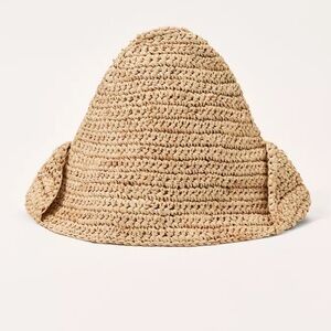 NWT ZARA RAFFIA EFFECT HAT- LIMITED EDITION